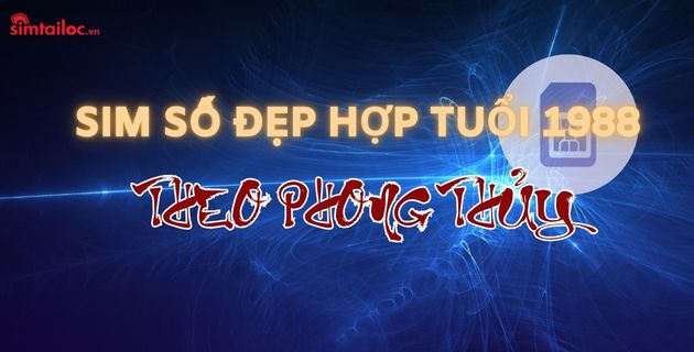 Số điện thoại hợp với tuổi 1988