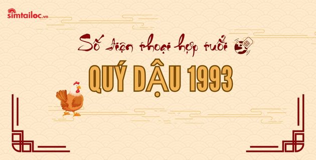 sim số đẹp hợp tuổi 1993