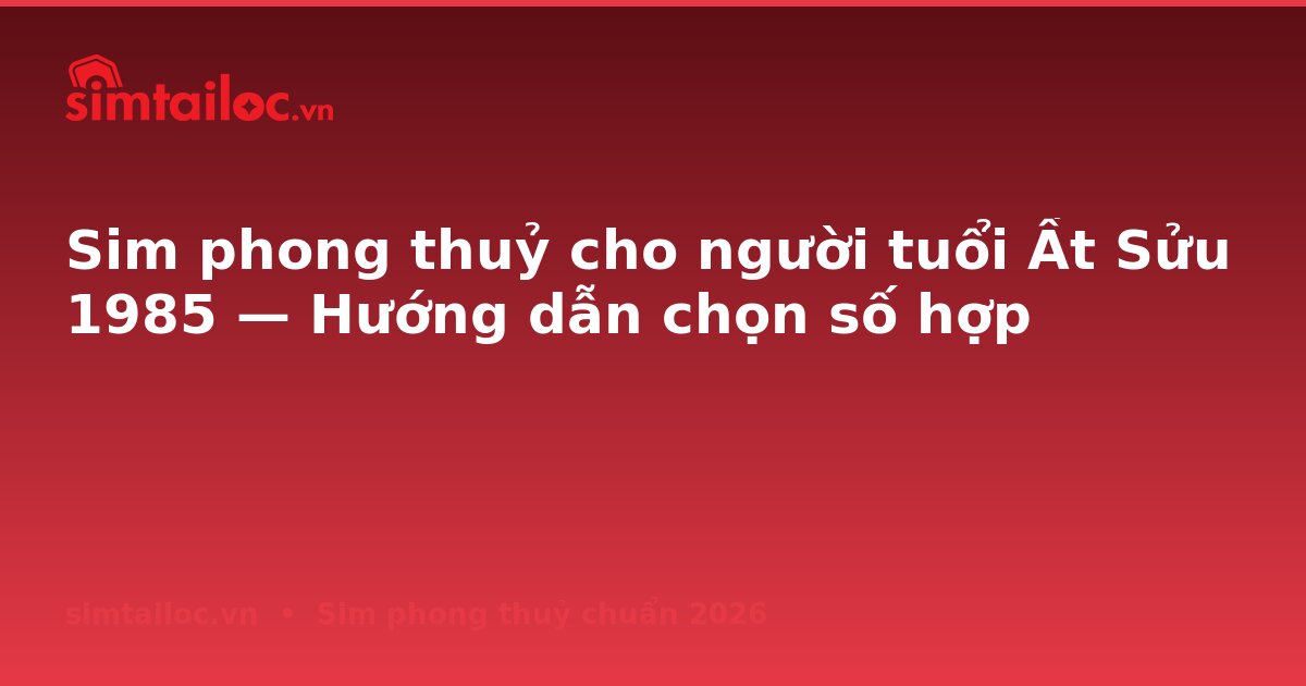OG card cho sim-cho-nguoi-tuoi-at-suu-1985