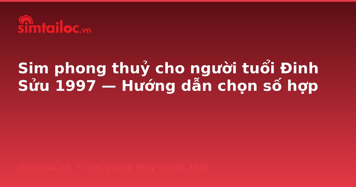 OG card cho sim-cho-nguoi-tuoi-dinh-suu-1997